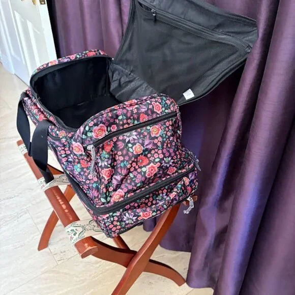 Vera Bradley Lighten Up Foldable Rolling Duffle Bag - Picture 6 of 8